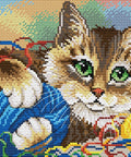 Cross Stitch Kit Kitten SM - 032 - Hobby.lt 🇬🇧