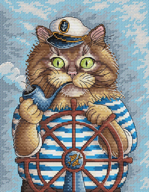 Cross Stitch Kit Kitten SM - 214 - Hobby.lt 🇬🇧