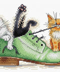 Cross Stitch Kit Kittens SM - 185 - Hobby.lt 🇬🇧