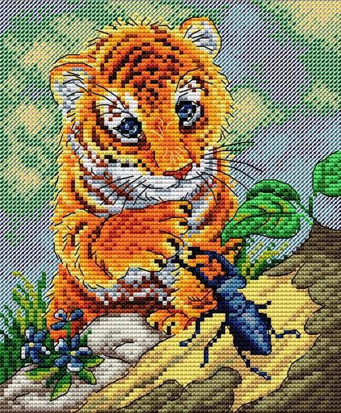 Cross Stitch Kit Lets be Friends SM-091