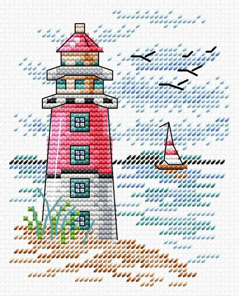 Cross Stitch Kit Lighthouse  SM-283