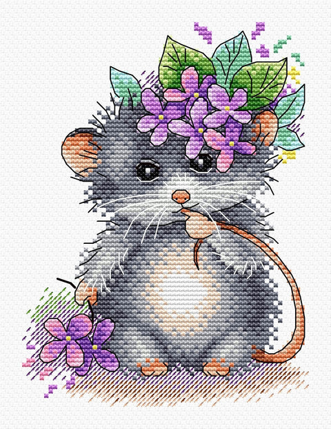 Cross Stitch Kit Little Mouse SM-431