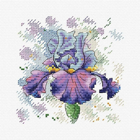 Cross Stitch Kit Lush Iris SM - 383 - Hobby.lt 🇬🇧