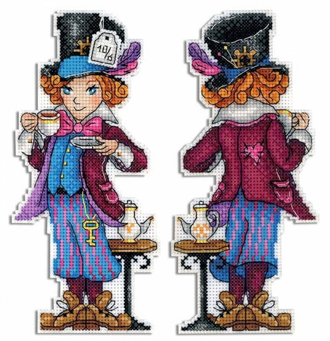 Cross Stitch Kit Mad Hatter SR - 349 - Hobby.lt 🇬🇧