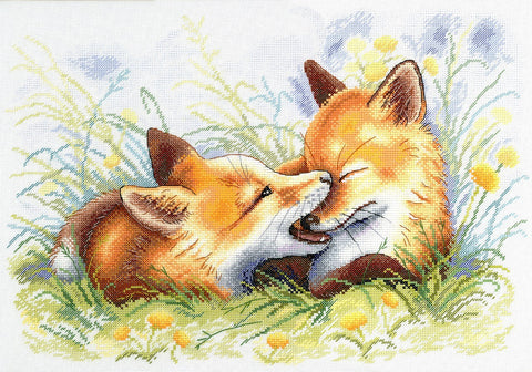 Cross Stitch Kit Mischievous Fox SA-011