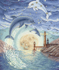 Cross Stitch Kit Moon Bay SNV - 673 - Hobby.lt 🇬🇧