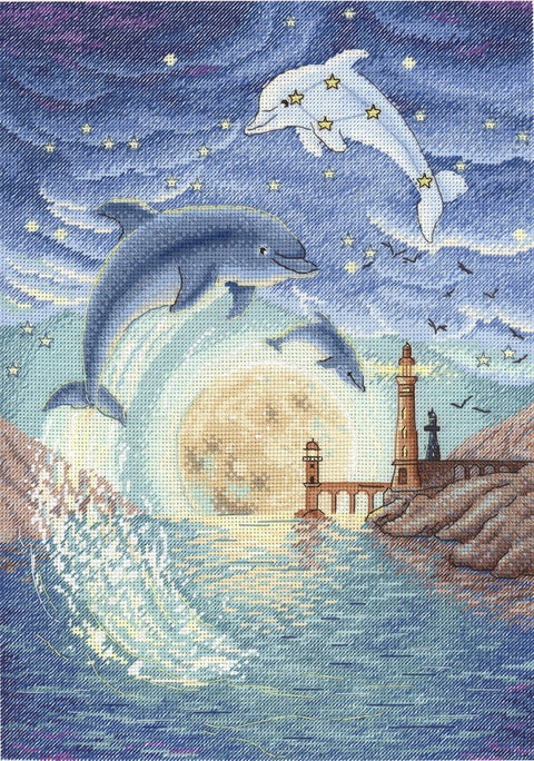 Cross Stitch Kit Moon Bay SNV - 673 - Hobby.lt 🇬🇧