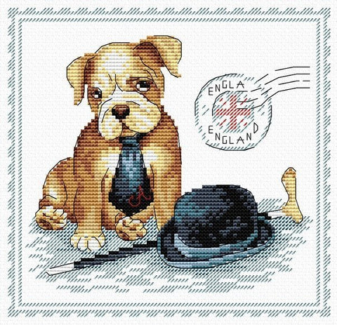 Cross Stitch Kit My Best Friend. England SM - 068 - Hobby.lt 🇬🇧