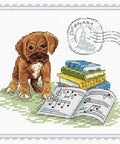 Cross Stitch Kit My Best Friend. Germany SM - 072 - Hobby.lt 🇬🇧