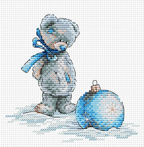 Cross Stitch Kit New Year Ball SM-101