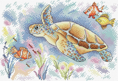Cross Stitch Kit Ocean Colours SM - 199 - Hobby.lt 🇬🇧