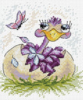 Cross Stitch Kit Ostrich SM - 102 - Hobby.lt 🇬🇧