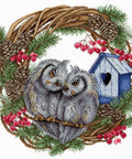 Cross Stitch Kit Owl Devotion SNV - 712 - Hobby.lt 🇬🇧