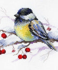 Cross Stitch Kit Pensive Tit SA - 027 - Hobby.lt 🇬🇧