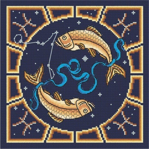 Cross Stitch Kit Pisces SBK - 003 - Hobby.lt 🇬🇧