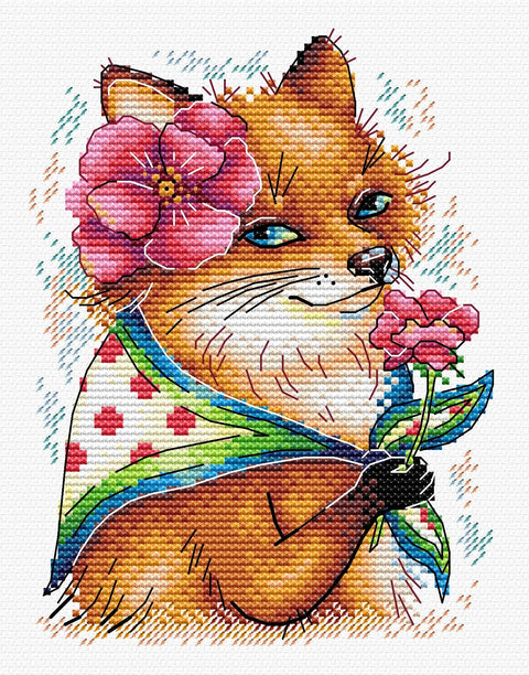 Cross Stitch Kit Redhead Beauty SM-359