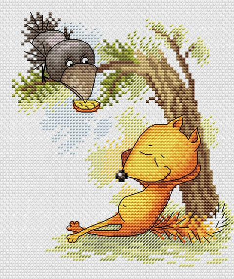 Cross Stitch Kit Relaxing SM-140