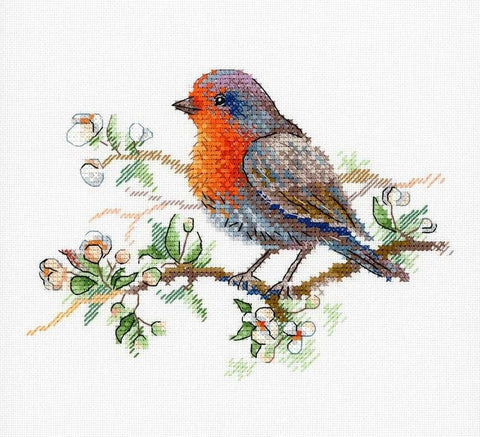 Cross Stitch Kit Robin SA-029