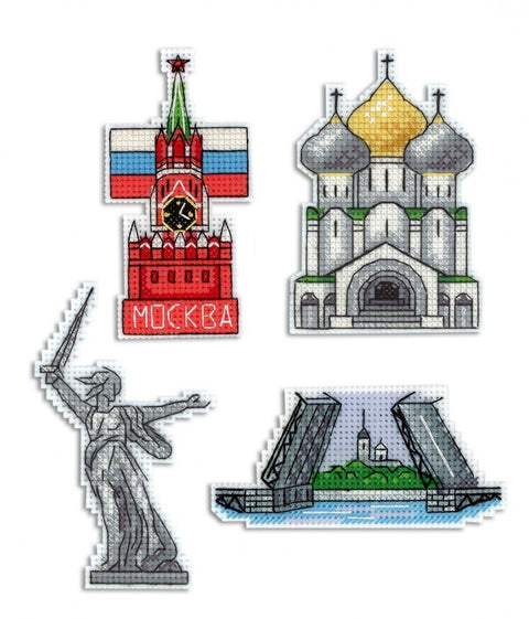 Cross Stitch Kit Russia - Magnets SR - 308 - Hobby.lt 🇬🇧