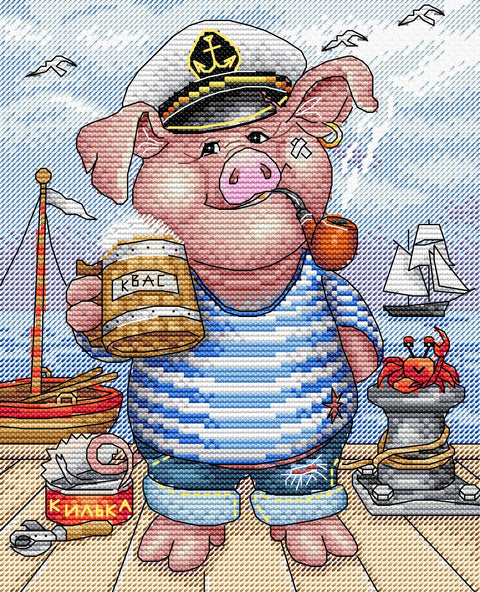 Cross Stitch Kit Sailor SM-373