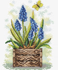 Cross Stitch Kit Sapphire Flower SM - 206 - Hobby.lt 🇬🇧