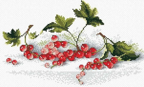 Cross Stitch Kit Scarlet Bunch SM - 107 - Hobby.lt 🇬🇧