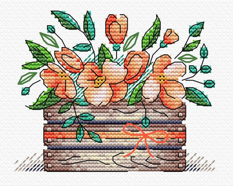 Cross Stitch Kit Scarlet Freshness SM - 356 - Hobby.lt 🇬🇧