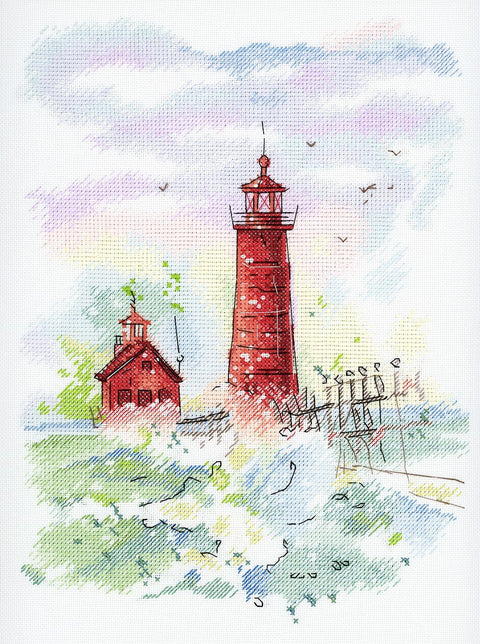 Cross Stitch Kit Sea Harbour SA-005