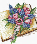 Cross Stitch Kit Smell of the Book Pages SM - 085 - Hobby.lt 🇬🇧