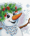 Cross Stitch Kit Snow Story SM - 354 - Hobby.lt 🇬🇧
