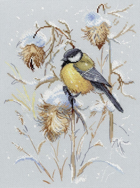 Cross Stitch Kit Snow Time SNV - 671 - Hobby.lt 🇬🇧