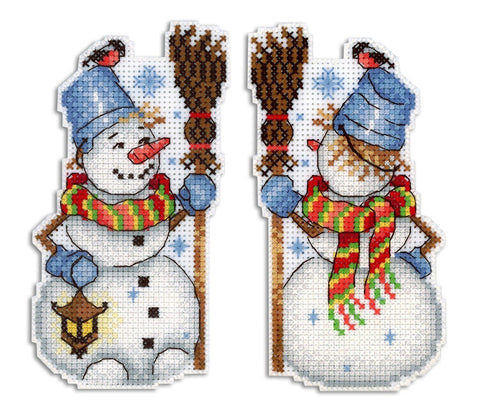 Cross Stitch Kit Snowman SR - 318 - Hobby.lt 🇬🇧