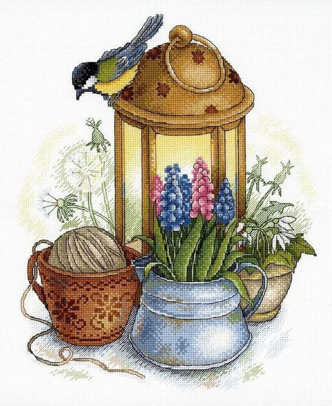 Cross Stitch Kit Spark of Spring SNV - 689 - Hobby.lt 🇬🇧