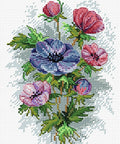 Cross Stitch Kit Spring Flowers SM - 122 - Hobby.lt 🇬🇧