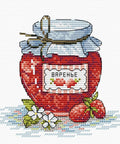 Cross Stitch Kit Strawberry Jam SM - 073 - Hobby.lt 🇬🇧