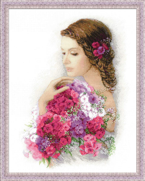 Cross Stitch Kit "Summer Delight" - RIOLIS Premium 100/036 (35x45 cm)