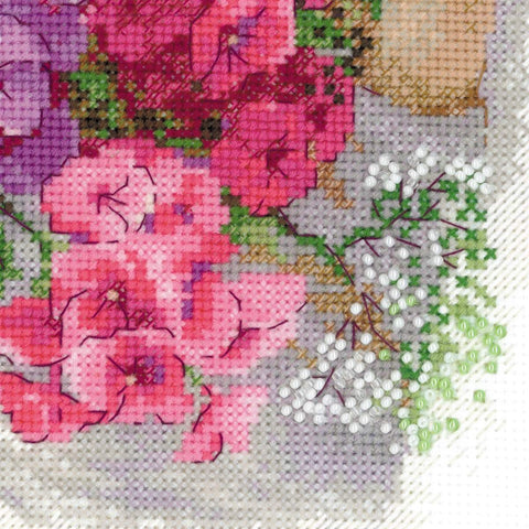 Cross Stitch Kit "Summer Delight" - RIOLIS Premium 100/036 (35x45 cm)