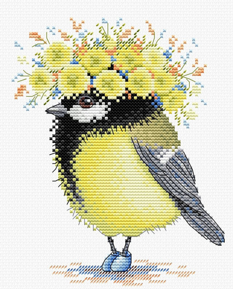 Cross Stitch Kit Sunny Bird SM-203