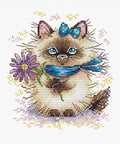 Cross Stitch Kit Sweet Kitty SM - 357 - Hobby.lt 🇬🇧