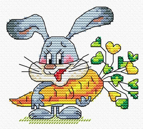 Cross Stitch Kit Tasty Carrot SM - 023 - Hobby.lt 🇬🇧