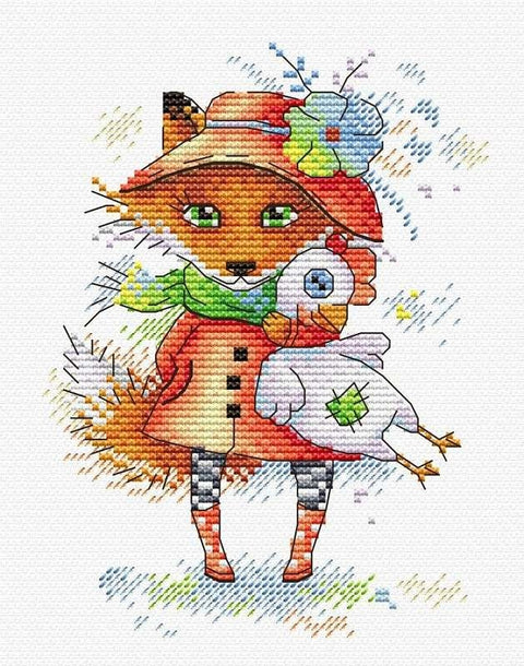 Cross Stitch Kit Towards Autumn SM-362