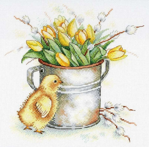 Cross Stitch Kit Tulip Mood SA - 025 - Hobby.lt 🇬🇧