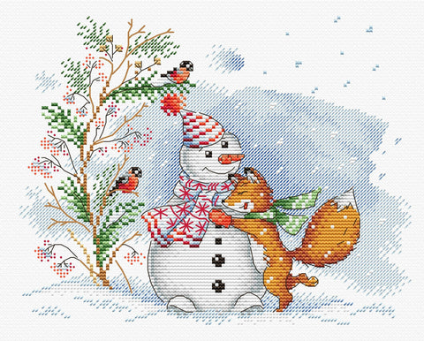 Cross Stitch Kit Warm Friendship SM-322