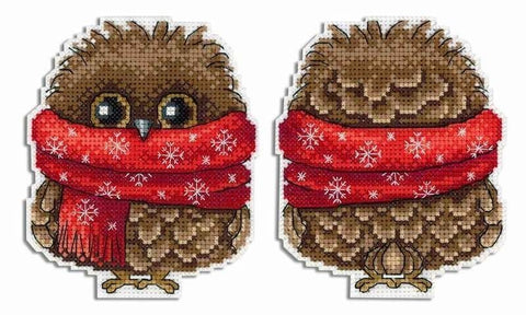 Cross Stitch Kit Winter Owlet SR - 343 - Hobby.lt 🇬🇧