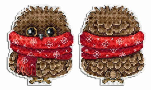 Cross Stitch Kit Winter Owlet SR-343