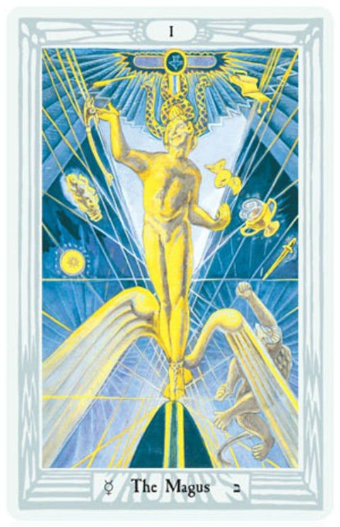 Crowley Thoth Premier Edition Tarot cards US Games Systems - Hobby.lt 🇬🇧