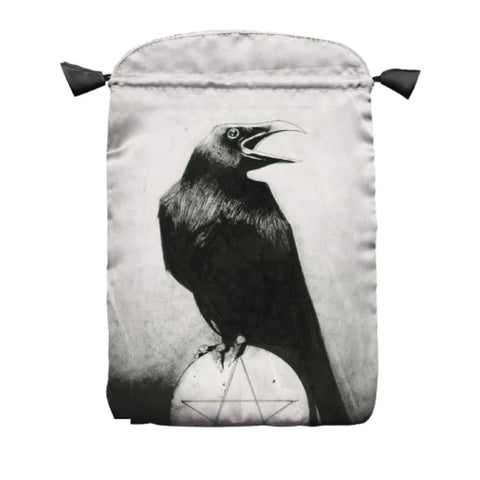 Crows Satin Bag for Tarot Cards Lo Scarabeo