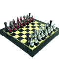 CRUSADERS Chess Set with Ebony Style Chess Board