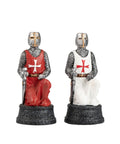 CRUSADERS Chess Set with Ebony Style Chess Board - Hobby.lt 🇬🇧