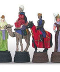 CRUSADERS: Handpainted ART Chess Set with Leatherette Chessboard - Hobby.lt 🇬🇧